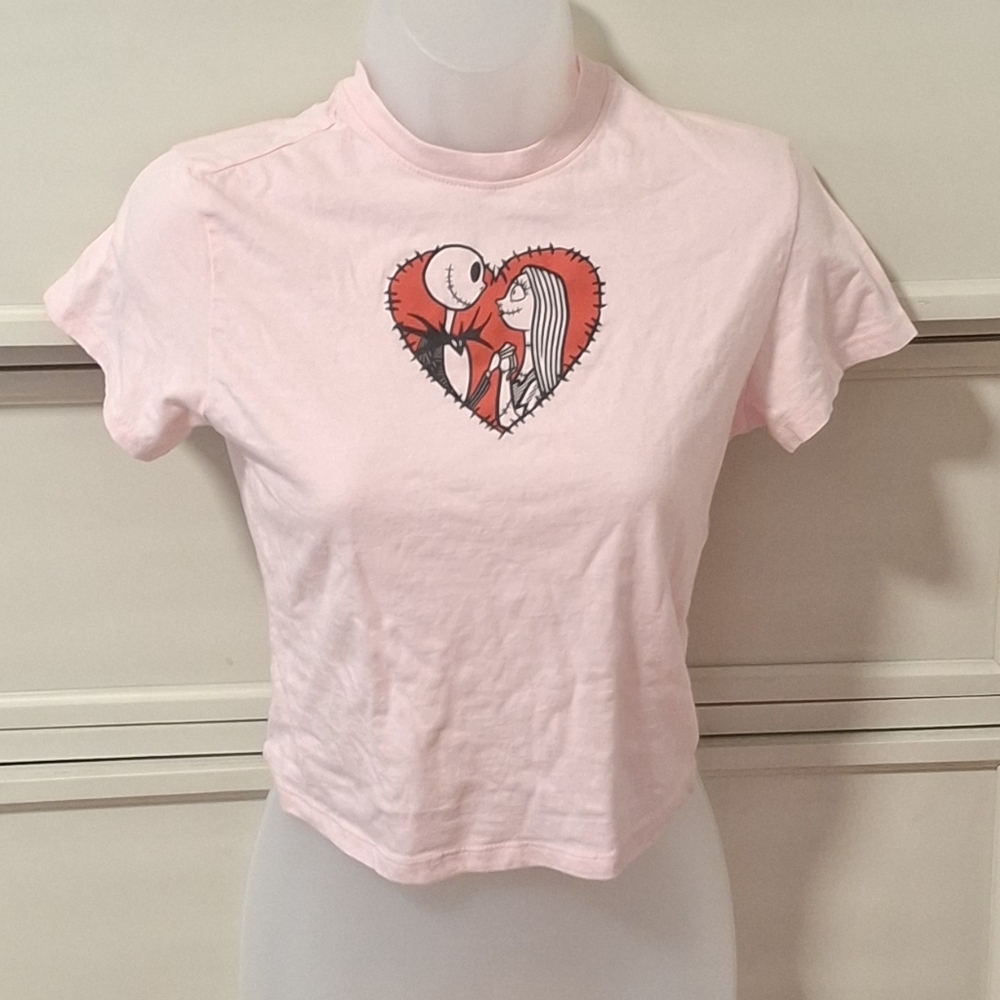 💗Nightmare Before Christmas Jack & Sally Tee